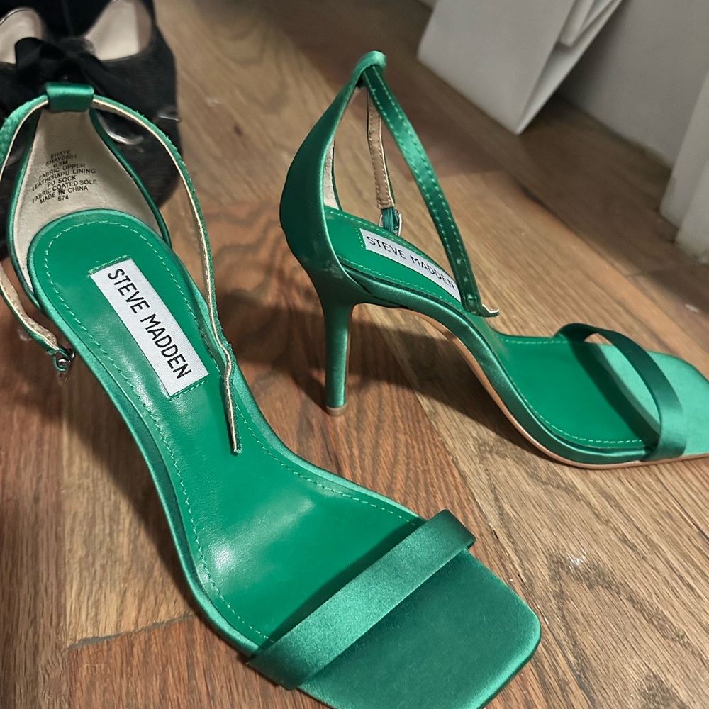 Green Steve Madden Heels